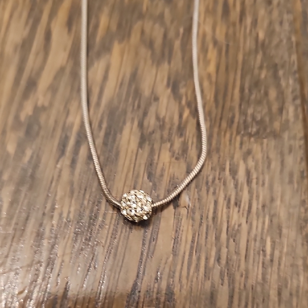 Napier Crystal Ball Pendant Necklace